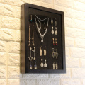 Black jewelry Display wood frame (New design) Large Shadowbox Picture Frame